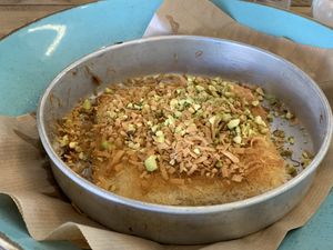 Knafe  at Khudari in Tel Aviv