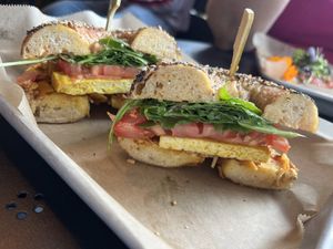 Breakfast sandwich  at Pulp in Asbury Park