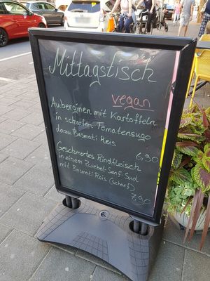 Beispiel für Mittagsangebot at L'afrique in Offenbach