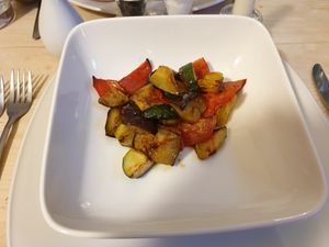 Roasted Mediterranean Vegetables at The Black Horse Inn in Petworth