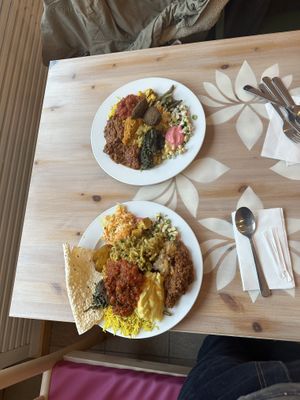 Food was amazing   at Kasvisravintola Brindavan & Bhajan Cafe in Helsinki