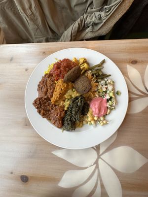 Not so huge plate   at Kasvisravintola Brindavan & Bhajan Cafe in Helsinki