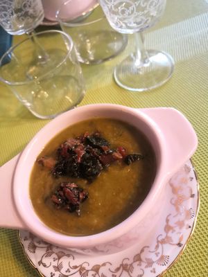 Delicious soup 🍲 at L'un Pour Tous in Condom