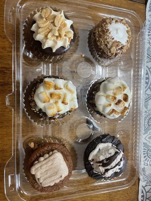 Vegan cupcakes  at Edge of the Woods Natural Market in New Haven