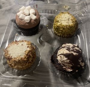 Winter cupcakes  at Edge of the Woods Natural Market in New Haven