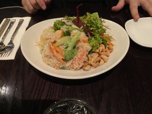 Pineapple fried rice   at Buddha Stix in Rangiora