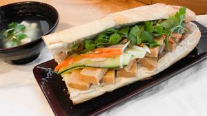 Tofu banh mi at Anh-Mazing Bahn Mi in Clarksville