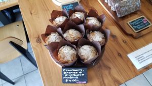 Muffins at 2BusieBees Café in Rye