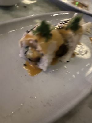 Sorry it’s blurry!   at Aria Hotel - CATCH in Las Vegas