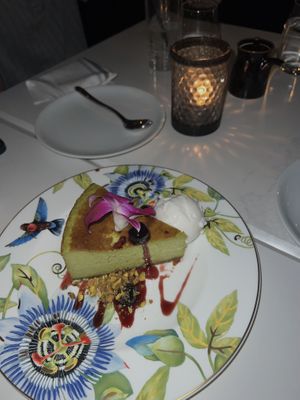 My latest obsession: the vegan pistachio cheesecake 🍴  at Aria Hotel - CATCH in Las Vegas