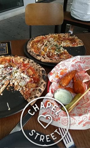 Awesome pizzas at Red Sparrow Pizza in Prahran