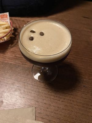 espresso martini 🍸 ☕️  at Red Sparrow Pizza in Prahran