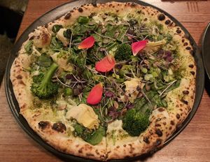pizza "Verde" at Red Sparrow Pizza in Prahran