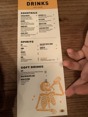 Drinks at Red Sparrow Pizza in Prahran