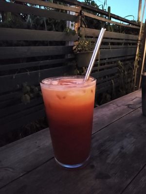 Thai tea at Russell's by Eat Healthy Kauai in Wailua
