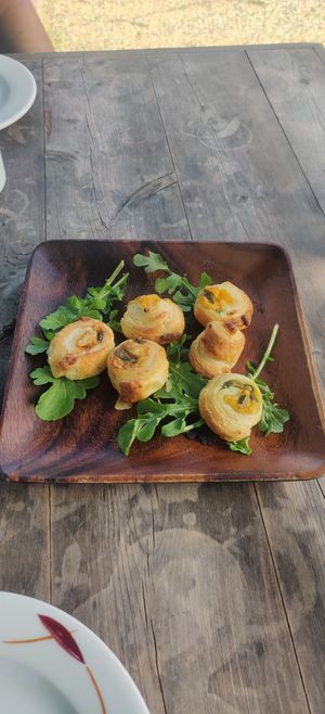Jalapeno and cheddar bites at Russell's by Eat Healthy Kauai in Wailua