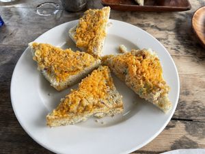 Tu-no open face sandwich   at Russell's by Eat Healthy Kauai in Wailua