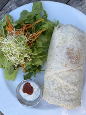 Tex Mex burrito at Russell's by Eat Healthy Kauai in Wailua