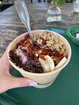 Açai bowl  at Russell's by Eat Healthy Kauai in Wailua