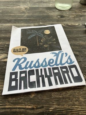 Menu Cover  at Russell's by Eat Healthy Kauai in Wailua