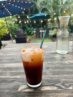 Thai Iced Teaa  at Russell's by Eat Healthy Kauai in Wailua