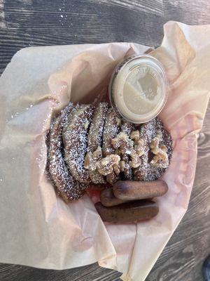 Banana pancakes   at Russell's by Eat Healthy Kauai in Wailua