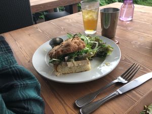 Tofu sandwich  at Russell's by Eat Healthy Kauai in Wailua