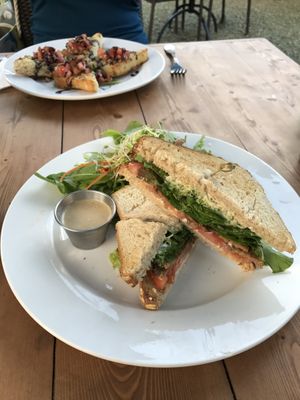 Vegan BLT at Russell's by Eat Healthy Kauai in Wailua