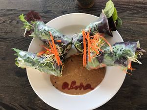 Summer rolls at Russell's by Eat Healthy Kauai in Wailua