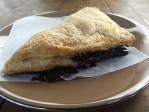 Blueberry turnover at Russell's by Eat Healthy Kauai in Wailua