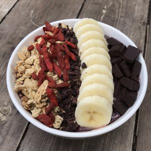 Açaí bowl  at Russell's by Eat Healthy Kauai in Wailua