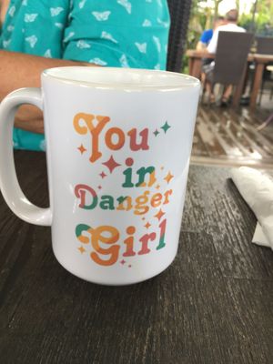 Coffee cups are unique at Russell's by Eat Healthy Kauai in Wailua
