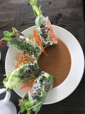 Summer rolls at Russell's by Eat Healthy Kauai in Wailua