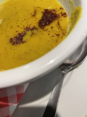 Lentil soupp  at Marres Kitchen in Maastricht