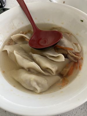 Wonton soup   at King's Cafe in Toronto