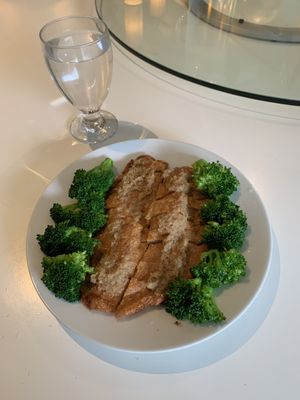 Ginger “chicken"  at King's Cafe in Toronto