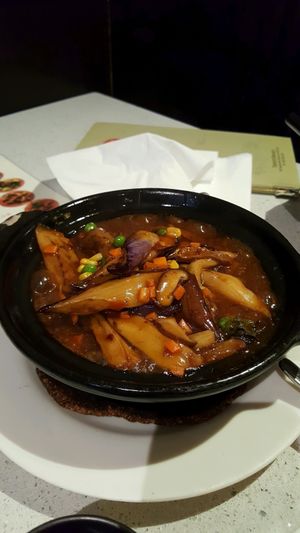 spicy eggplant at King's Cafe in Toronto