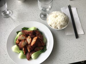 Bbq seitan at King's Cafe in Toronto