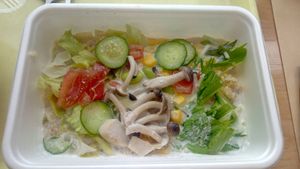 Mushroom risotto at Bazio - Food Truck in Kashiwa