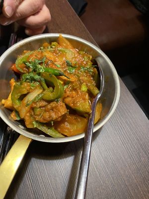 Hack mans jalfrezi  at My Delhi Indian Street Food in Newcastle Upon Tyne