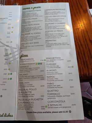 Pizza at La Spaghettata in Durham