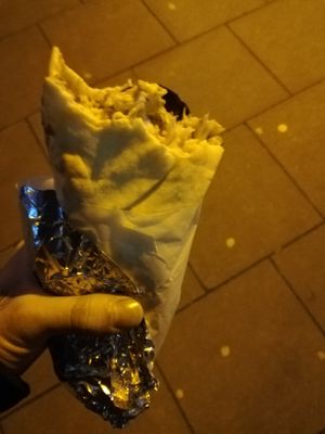 Falafel im Brot at Pyramides in Hamburg