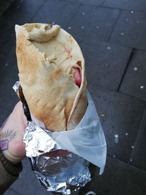 019 Falafel mit Aubergine 3,00€ at Pyramides in Hamburg