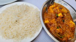 Paneer at Noori's in Nice