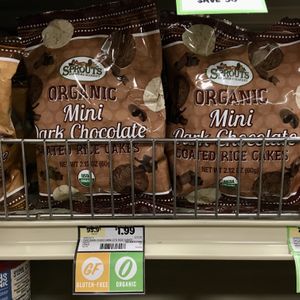 Mini Dark Chocolate Coated Rice Cakes  at Sprouts Farmers Market - Alma School Rd in Chandler