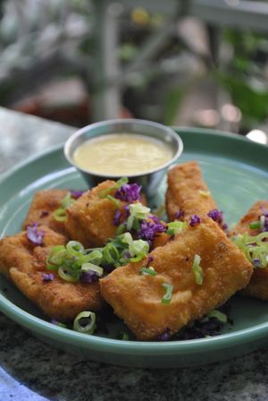 Tofu Nuggets at Moonrise Comida Vegana in Guatemala City