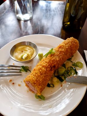 Vegan sausage at Moonrise Comida Vegana in Guatemala City