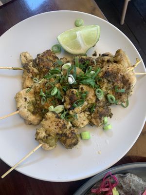 Skewers 😍  at Moonrise Comida Vegana in Guatemala City