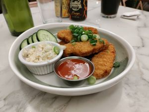 Beyond chikin at Moonrise Comida Vegana in Guatemala City