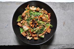  at Moonrise Comida Vegana in Guatemala City